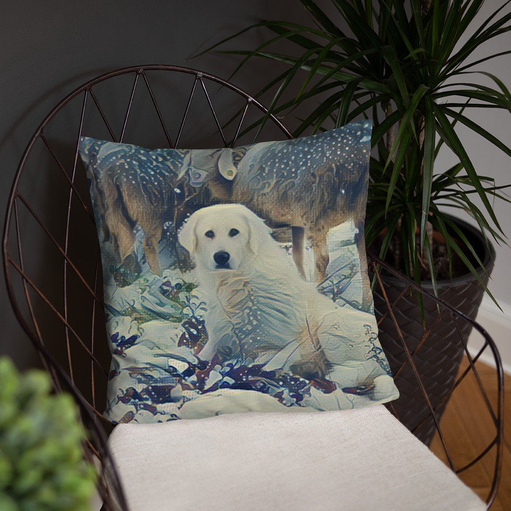 great pyrenees pillow