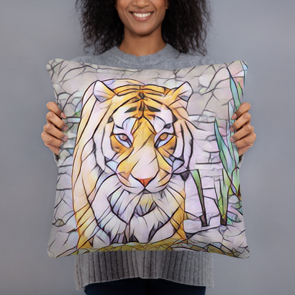 Bengal Tiger Art Pillow